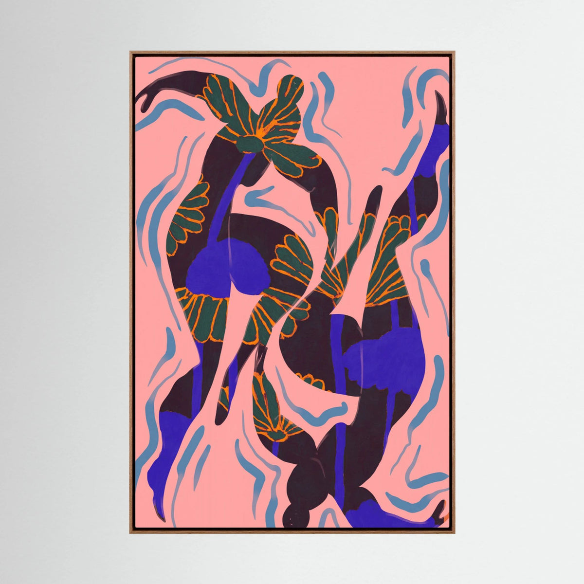 Vibrant Fluid Dance by Treechild