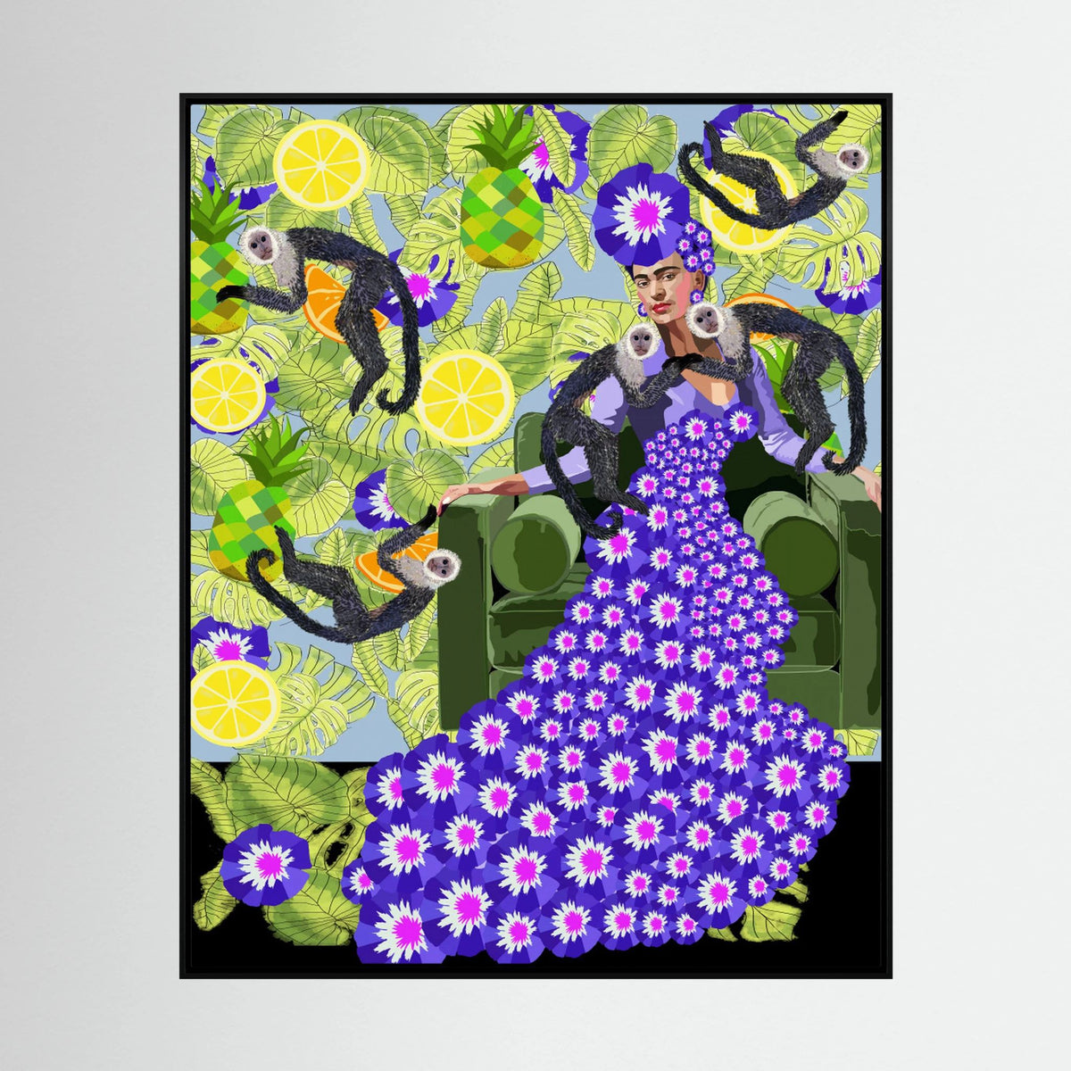 Frida in the Garden by Lynnda Rakos