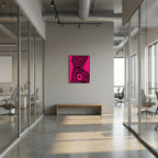 Modern Pop Art Silhouette Canvas Print