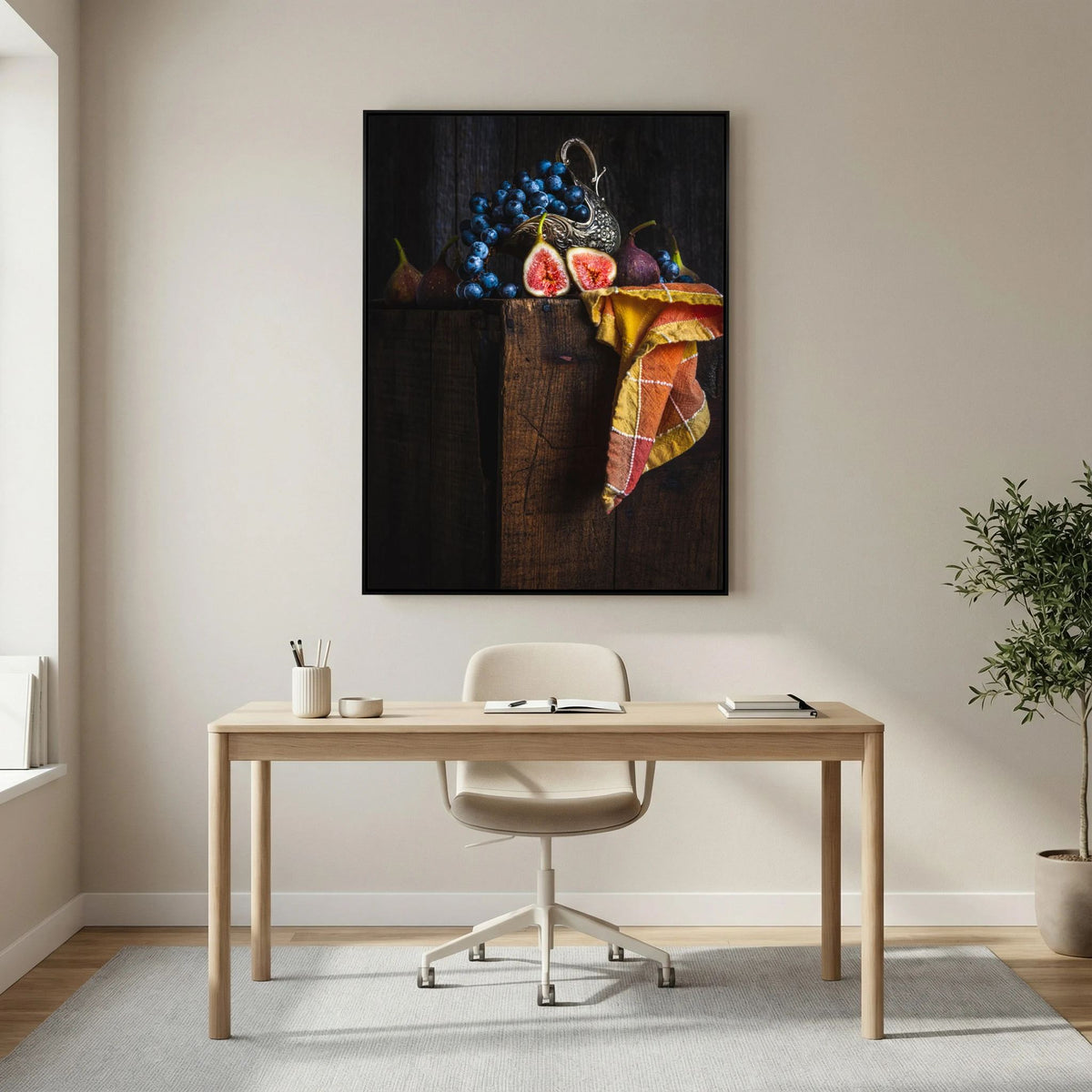 Moody Fruit Arrangement by Alan Shapiro