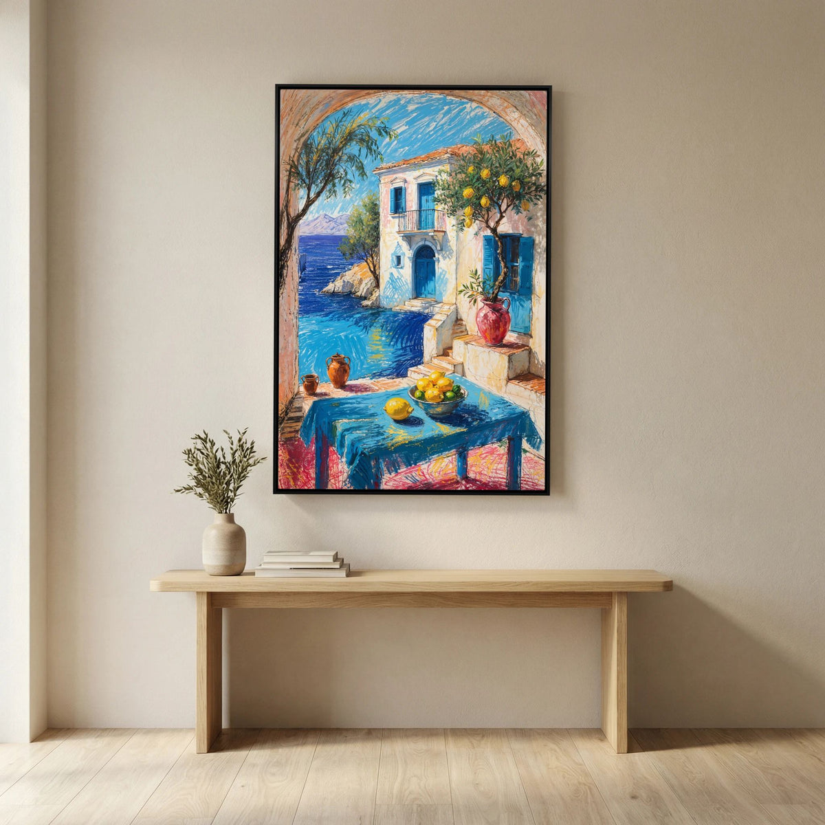 Mediterranean Lemon House by The Art Concept