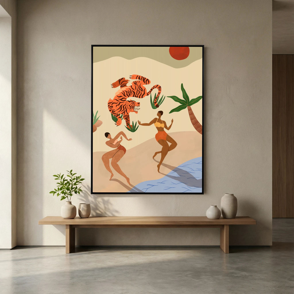 Dancing Tiger by Arty Guava