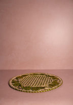 Atlántico Iraca Woven Placemats Olive Green Set of 4